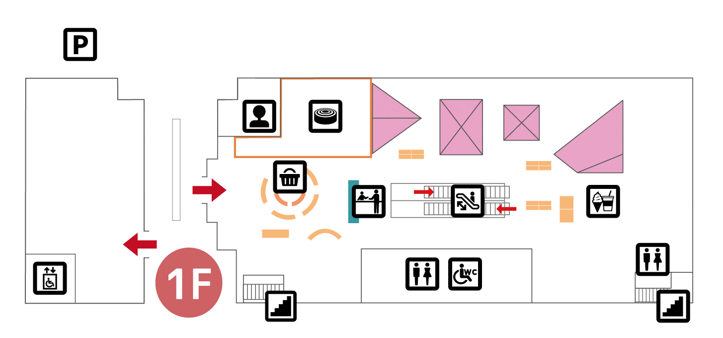 館内マップ1階